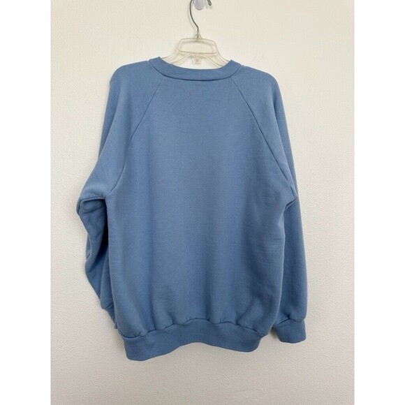 Bella Gerant Alii Vintage 80s 90s Crewneck Light Blue Size M Sport Hinther - Picture 8 of 9